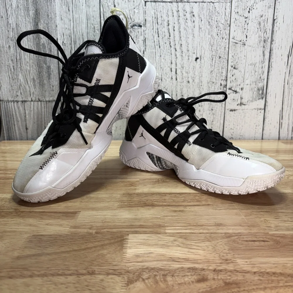 Nike Air Jordan One Take 2 Men's 10 Basketball Sneakers White Black CW2457 100